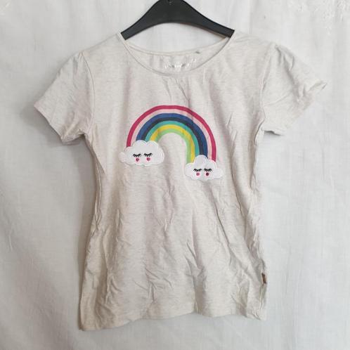 Leuk t-shirt met regenboog. Mt 152. Merk Stones and bones, Kinderen en Baby's, Kinderkleding | Maat 152, Zo goed als nieuw, Meisje