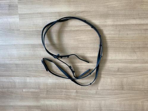Harry’s Horse teugels biothane met stops zwart, maat Full, Dieren en Toebehoren, Paarden en Pony's | Hoofdstellen en Tuigage, Zo goed als nieuw
