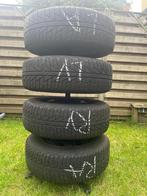 Setje winterbanden 185/65 R14 + opzet & hoes!, Auto-onderdelen, Banden en Velgen, Ophalen, 14 inch, Gebruikt, Banden en Velgen
