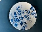 Heinen Delfts  blauw bloem, Antiek en Kunst, Antiek | Wandborden en Tegels, Ophalen