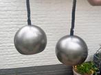 Industriële vintage hanglampen, Huis en Inrichting, Lampen | Hanglampen, Gebruikt, 50 tot 75 cm, Ophalen of Verzenden, Metaal
