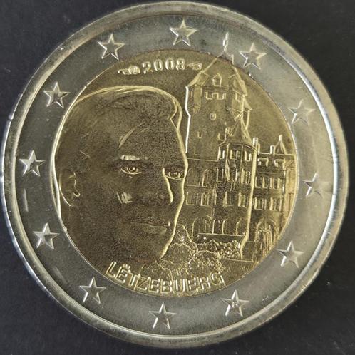 Luxemburg 2008: Chateau de Berg, Postzegels en Munten, Munten | Europa | Euromunten, Losse munt, 2 euro, Luxemburg, Ophalen of Verzenden