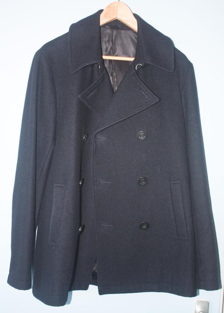 Marine Franse Monoprix jas mt M, Kleding | Heren, Jassen | Winter, Zo goed als nieuw, Maat 52/54 (L), Blauw, Ophalen of Verzenden