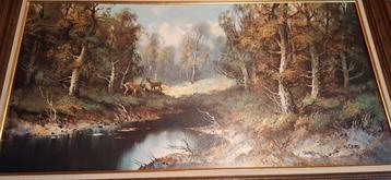 Olie geverfd schilderij van N.Gero beschikbaar voor biedingen