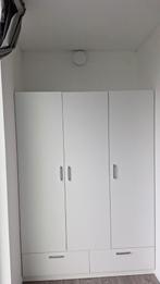 Witte Kledingkast met Hang, Leg en Lades - Veel Ruimte!, Huis en Inrichting, Kasten | Kledingkasten, Ophalen, Gebruikt, 100 tot 150 cm