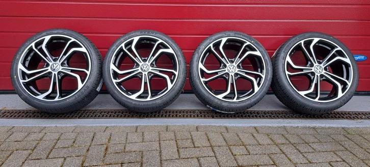 Reifnitz 18 inch GTI TCR nieuw Polis/zwart 5x112 winterbande, Auto-onderdelen, Banden en Velgen, Banden en Velgen, Winterbanden