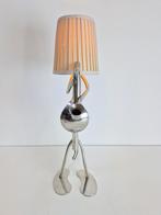 Vintage saxofonist tafellamp RVS handmade uniek lamp ‘70, Antiek en Kunst, Kunst | Designobjecten, Ophalen of Verzenden