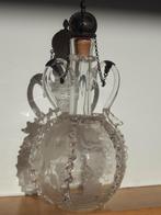 antieke ZAANDAM bruidsfles karaf decor druiven molen zilver, Ophalen