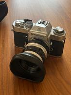 Nikkormat EL + 50mm 2.0 + paraattas, Audio, Tv en Foto, Fotocamera's Analoog, Ophalen of Verzenden, Gebruikt, Spiegelreflex, Nikon
