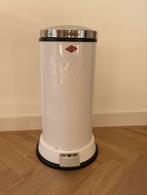 Wesco Prullenbak Wit, Huis en Inrichting, Gebruikt, Met pedaal, 50 tot 75 cm, Ophalen of Verzenden