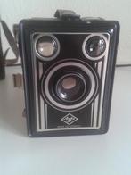 Agfa camera jaren 50 met leren tas/hoes, Audio, Tv en Foto, Fotocamera's Analoog, Ophalen of Verzenden, Gebruikt, Compact, Overige Merken