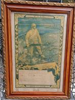 Eerste Wereldoorlog Oorkonde, Antiek en Kunst, Ophalen of Verzenden