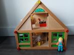 Leuk poppenhuis, met inrichting, Kinderen en Baby's, Speelgoed | Poppenhuizen, Ophalen, Poppenhuis