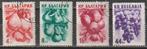 M 162. Bulgarije 982/85 gest. Vruchten, Postzegels en Munten, Postzegels | Thematische zegels, Ophalen of Verzenden, Dier of Natuur