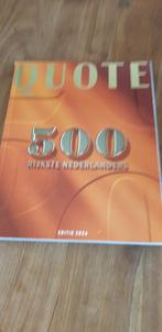 Quote 500, Boeken, Tijdschriften en Kranten, Ophalen, Zo goed als nieuw