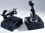 Thrusmaster Hotas Cougar en Saitek Combat Rudder Pedals, Computers en Software, Joysticks, Ophalen, Zo goed als nieuw, Trustmaster