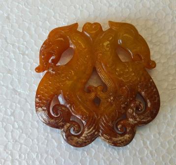 Chinees amulet  ( 11     ,, 2 draken   beschikbaar voor biedingen