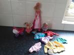 Leuk barbie set met vintage Evi's en kleertjes enz€7,50, Ophalen of Verzenden, Zo goed als nieuw, Barbie