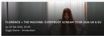 2x tickets Florence + The Machine Ziggo Dome staanplaatsen, Twee personen