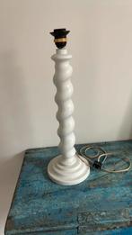 Balluster Tafellamp hout, Huis en Inrichting, Ophalen of Verzenden, Zo goed als nieuw, Hout, Minder dan 50 cm