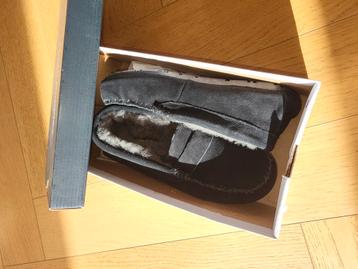 Hush puppies sloffen pantoffels echte schapenvacht wol  m 39 beschikbaar voor biedingen