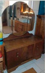 Art deco kaptafel, in perfecte staat, met originele sleutel, Huis en Inrichting, Tafels | Kaptafels, Ophalen, Zo goed als nieuw