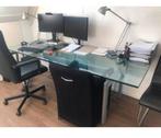Bureau of eventueel tafel ( glas), Ophalen, Zo goed als nieuw