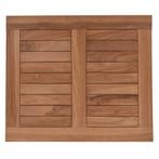 Tafelblad teakhout rechthoek 70 x 60 cm en 3 cm dik, Info@edvonline.nl, Nieuw, Ophalen of Verzenden, Inductorstraat 9b Veenendaal