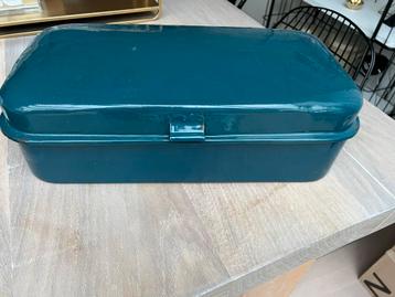 Vintage Broodtrommel - Prachtige Kleur! beschikbaar voor biedingen