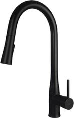 Keukenkraan met handdouche, mengkraan,Lukcrezja Nero, Verzenden, Nieuw