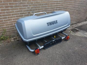 HELEMAAL COMPLETE SET THULE 900 trekhaakbox+fietsendrager  beschikbaar voor biedingen