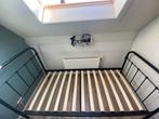 Eenpersoonsbed - spijlenbed van Leenbakker, Huis en Inrichting, Slaapkamer | Bedden, Ophalen, Gebruikt, 90 cm, Eenpersoons