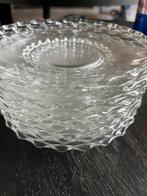 Set van glazen schaaltjes 9 stuks, Gebruikt, Ophalen of Verzenden, Effen, Glas