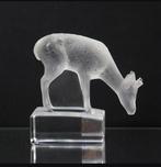 Lalique Kristal Hert Beeld, Antiek en Kunst, Antiek | Glas en Kristal, Ophalen of Verzenden