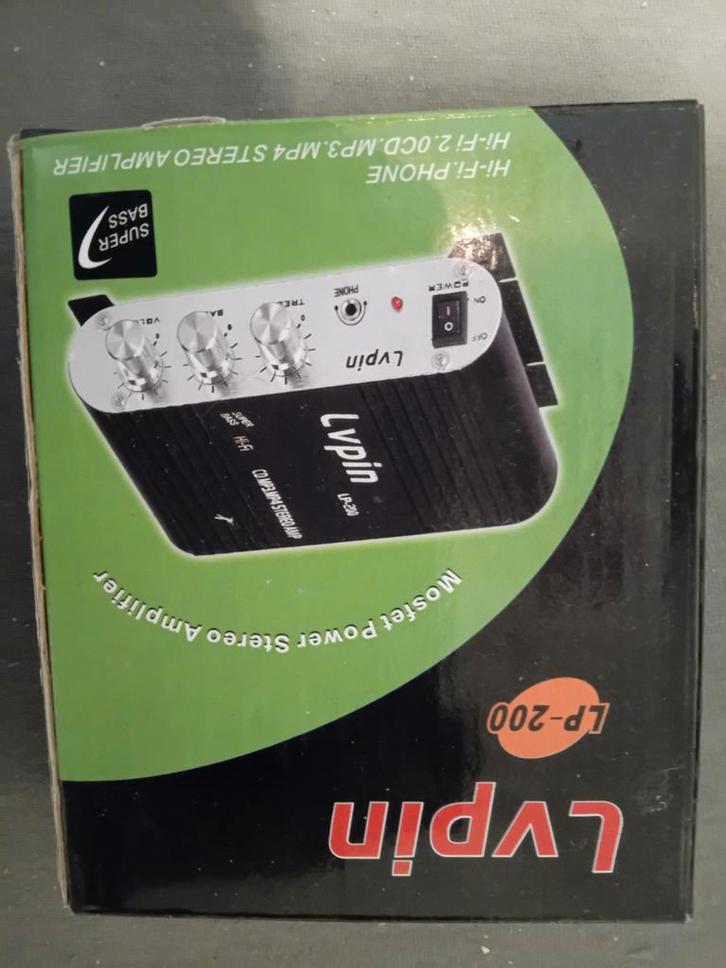 Bass Versterker - Krachtig Geluid!, Audio, Tv en Foto, Versterkers en Receivers, Nieuw, Stereo, Minder dan 60 watt, Overige merken