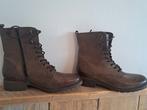 Bruine leren boots/ laarzen, nieuw, Ophalen of Verzenden, Nieuw, Bruin