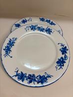Vintage Handgeschilderde Borden - Blauw Wit, Huis en Inrichting, Keuken | Servies, Ophalen of Verzenden, Zo goed als nieuw, Bord(en)
