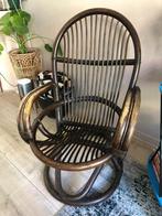 Vintage Antieke Rotan Fauteuil, Huis en Inrichting, Fauteuils, Ophalen, Gebruikt, Riet of Rotan