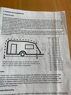 Voortent + buizenframe. Omloopmt 905-939 maat 11, Caravans en Kamperen, Ophalen, Zo goed als nieuw