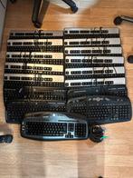 Grote set ps2 toetsenborden wv 1 draadloos, Computers en Software, Toetsenborden, Ophalen, Gebruikt