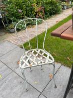 Oud ijzeren frans Bistrostoeltje, Tuin en Terras, Ophalen, Zo goed als nieuw, Metaal