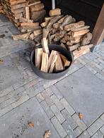 Houtmand van  vrachtwagenband, Tuin en Terras, Haardhout, Minder dan 3 m³, Ophalen of Verzenden, Overige houtsoorten, Blokken