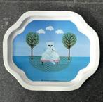 Vintage dienblaadje kat poes kattenprint dienblad K+S design, Huis en Inrichting, Woonaccessoires | Dienbladen, Ophalen of Verzenden