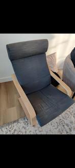 Mooie fauteuil in perfecte staat met antraciet kussen, Huis en Inrichting, Fauteuils, 75 tot 100 cm, Zo goed als nieuw, 50 tot 75 cm