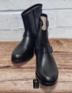 DWARS - Leren biker boots maat 37 - Nieuw - DWRS Label, DWRS, Zwart, Lage of Enkellaarzen, Nieuw