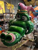 Carnavalskop krokodil nog 1 dag tekoop anders slopen we ze, Ophalen, Zo goed als nieuw, Carnaval