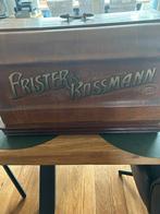 Oude naaimachine. Merk Frister&Rossmam. Incl koffer., Antiek en Kunst, Antiek | Naaimachines, Ophalen of Verzenden
