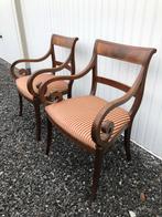 Twee Biedermeier Empire Stoelen, Antiek en Kunst, Ophalen