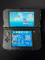 New nintendo 3ds XL - zeldzame dual IPS nette staat!, Spelcomputers en Games, Zwart, Ophalen of Verzenden, Met beschermhoes of tas