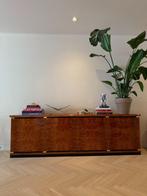 Vintage Italiaanse dressoir in wortelhouten, Huis en Inrichting, Kasten | Dressoirs, Gebruikt, Ophalen of Verzenden, 200 cm of meer